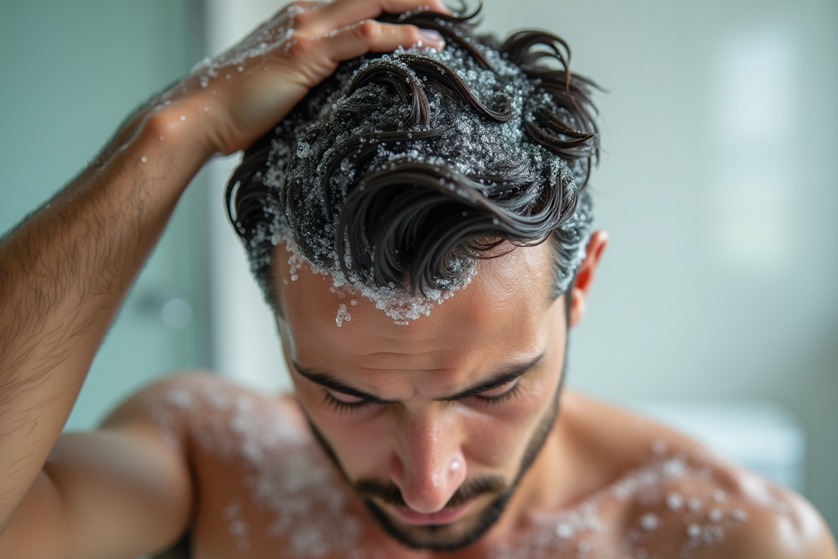 shampooing homme