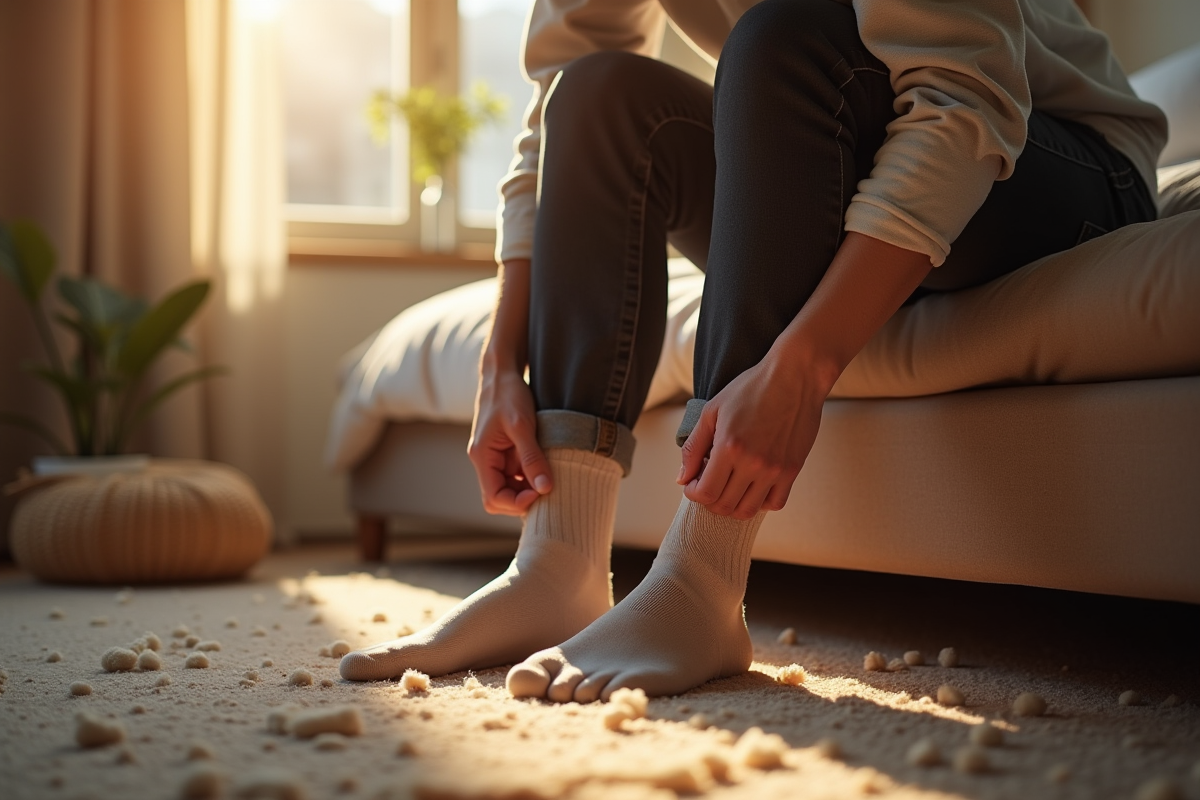 chaussettes glissantes