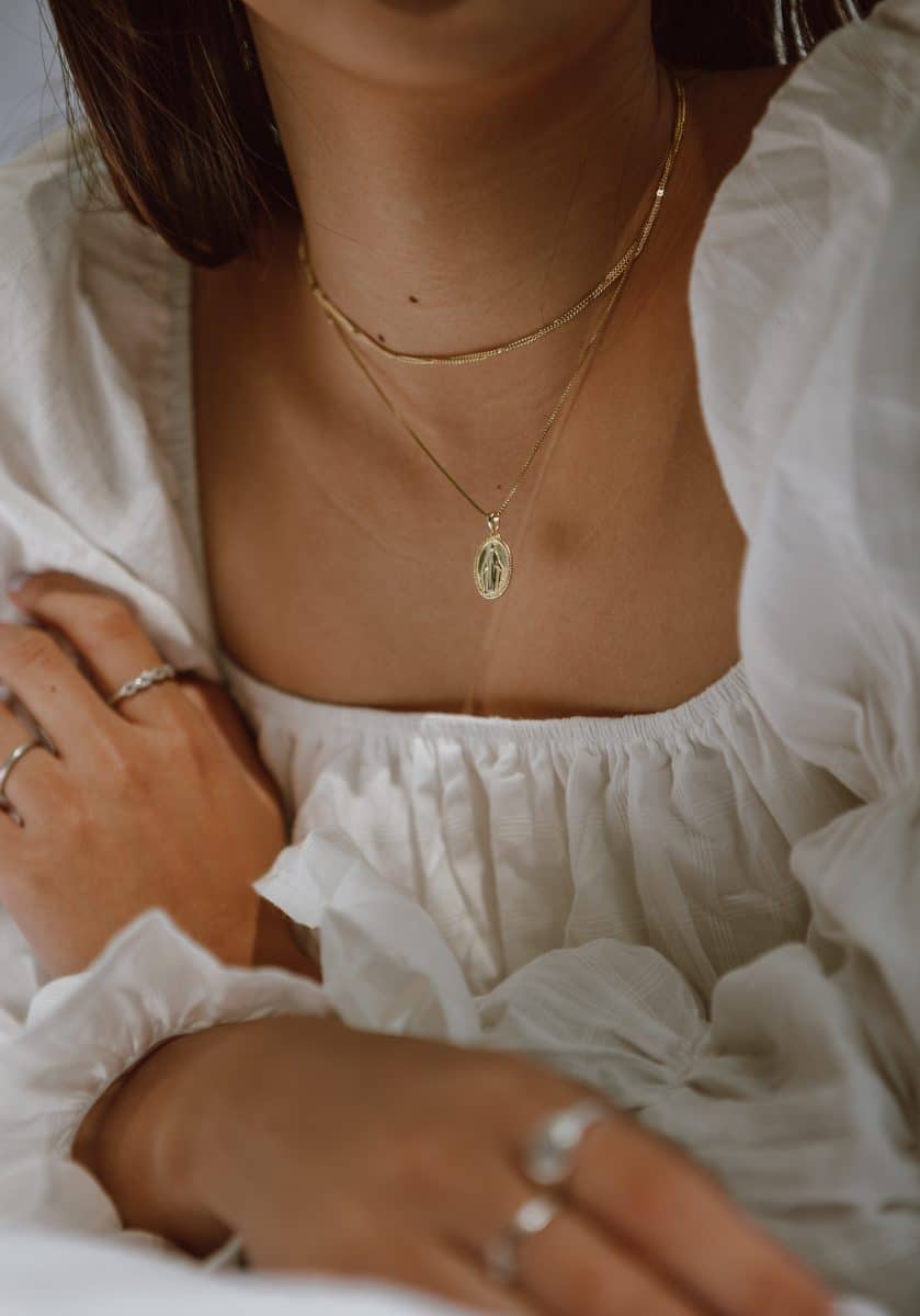 collier doré