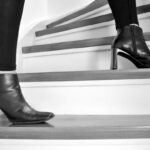 bottines noires tamaris