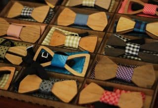 assorted-color neckties